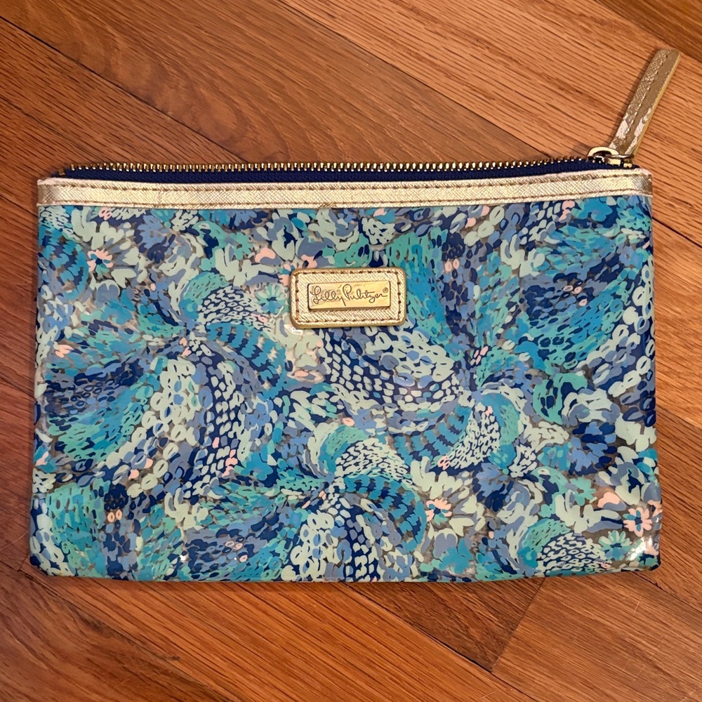 Lilly Pulitzer Multicolor Patterned Makeup/Pencil… - image 1